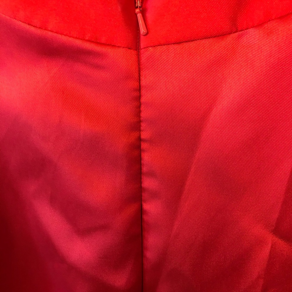 NWT B. Smart Red Satin Maxi Dress Size 0 - Picture 3 of 15